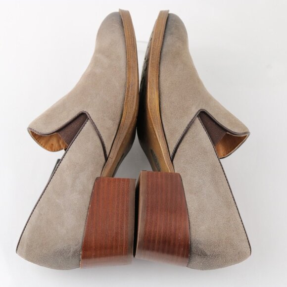 Sofft Women's Velina Boot Size 8.5 Gray Taupe Suede Shootie Ankle Pump Low Heel - Picture 8 of 12